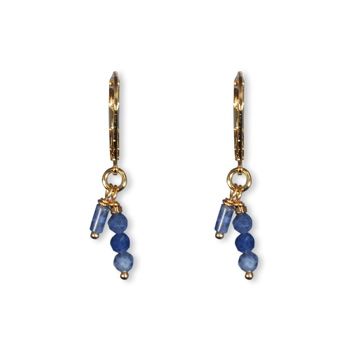 Nona oorbellen met semi-precious stones