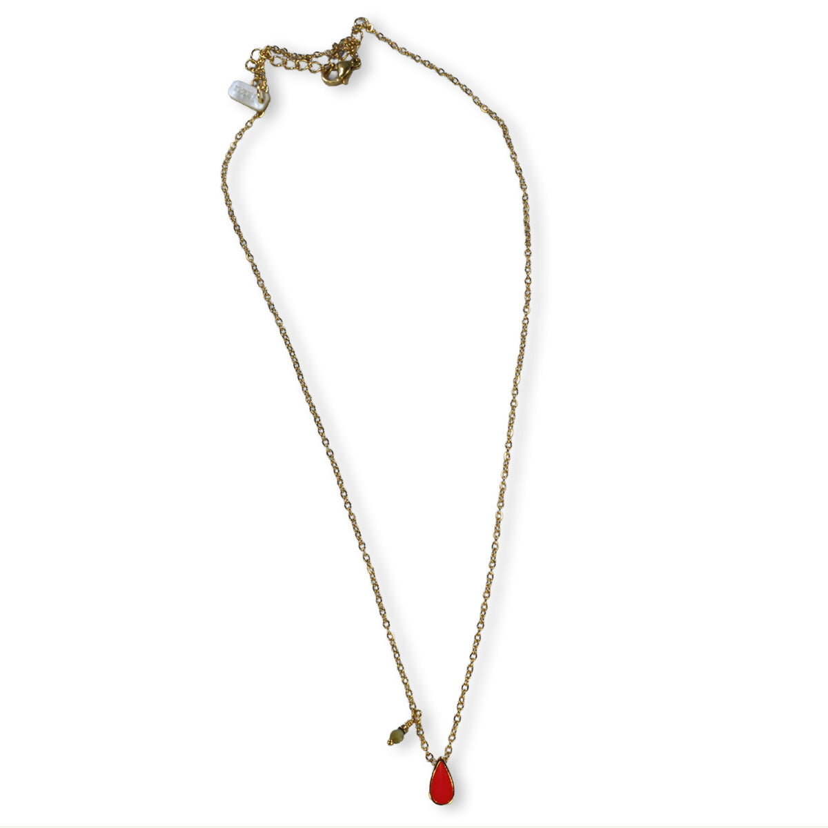 Nona ketting met bedel em semi-precious stone hanger