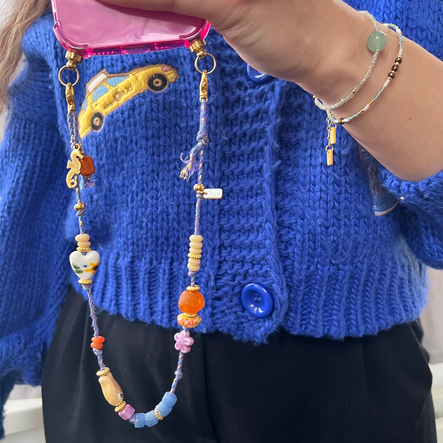 Phone Cord & Bag Charm