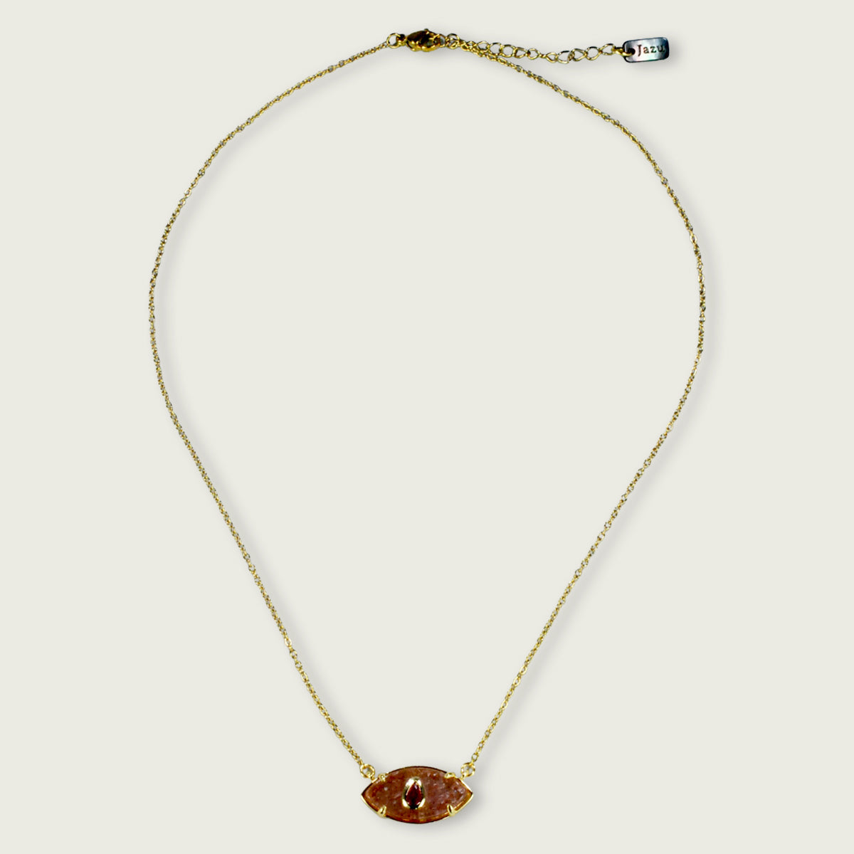 Ketting met halfedelsteen oog