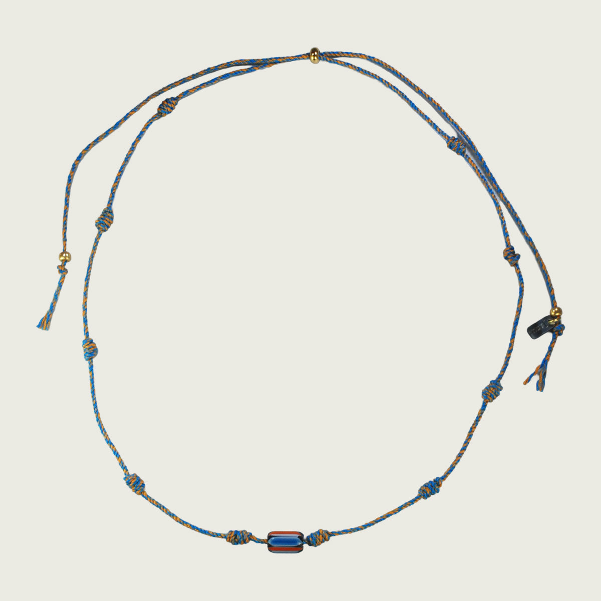 Touw ketting met Afrikaans element