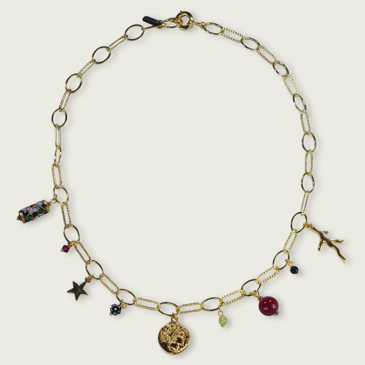 Speciale schakelketting met charms