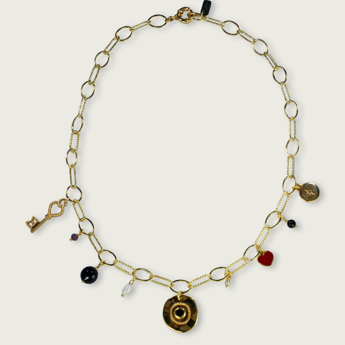 Speciale schakelketting met charms