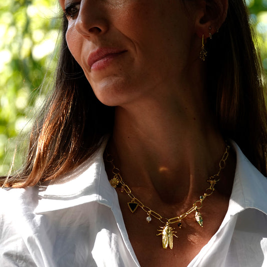 Speciale schakelketting met charms