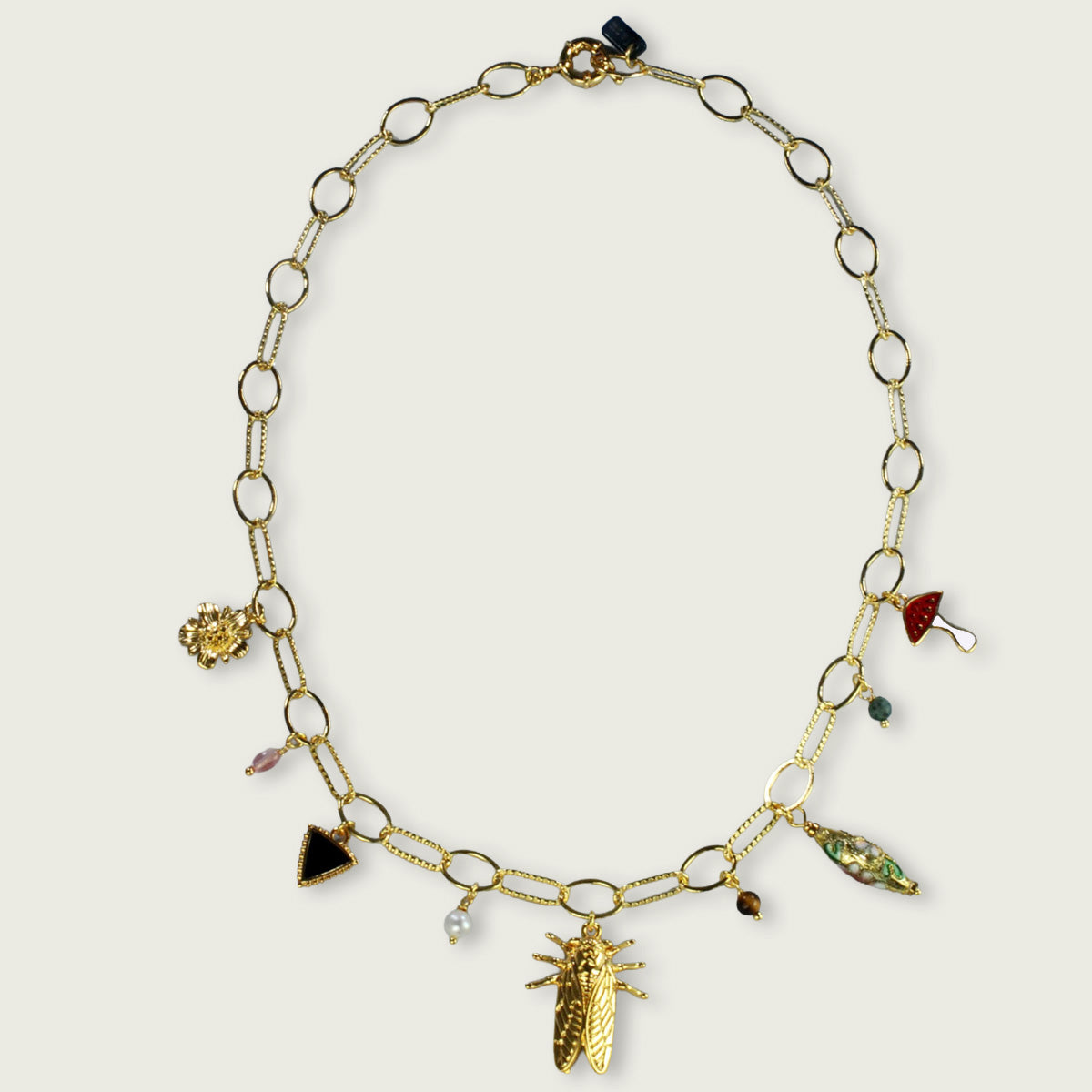 Speciale schakelketting met charms