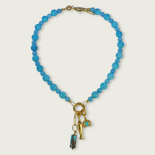 Bedelketting Goud semi-precious