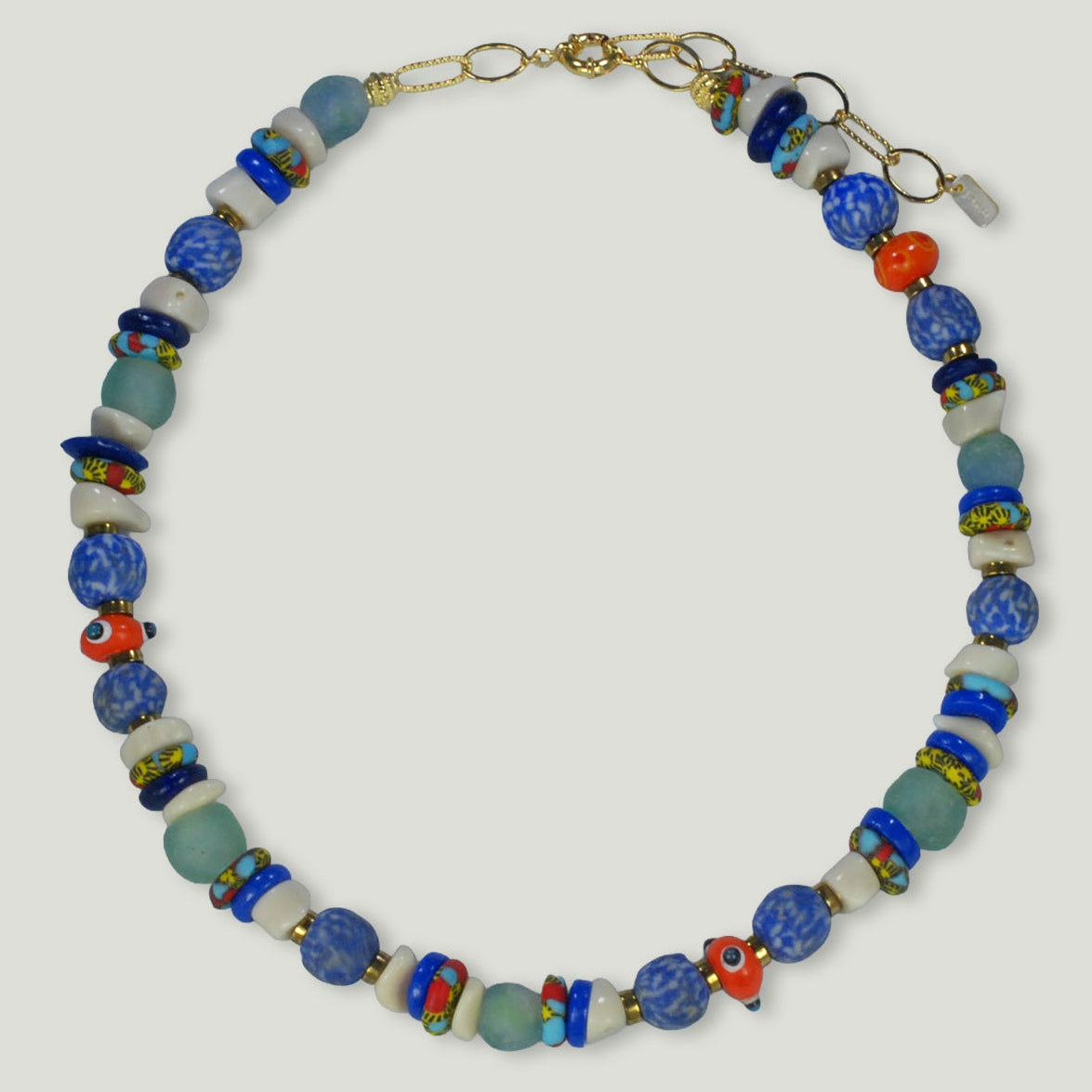 Beaded Multi-stone Necklace