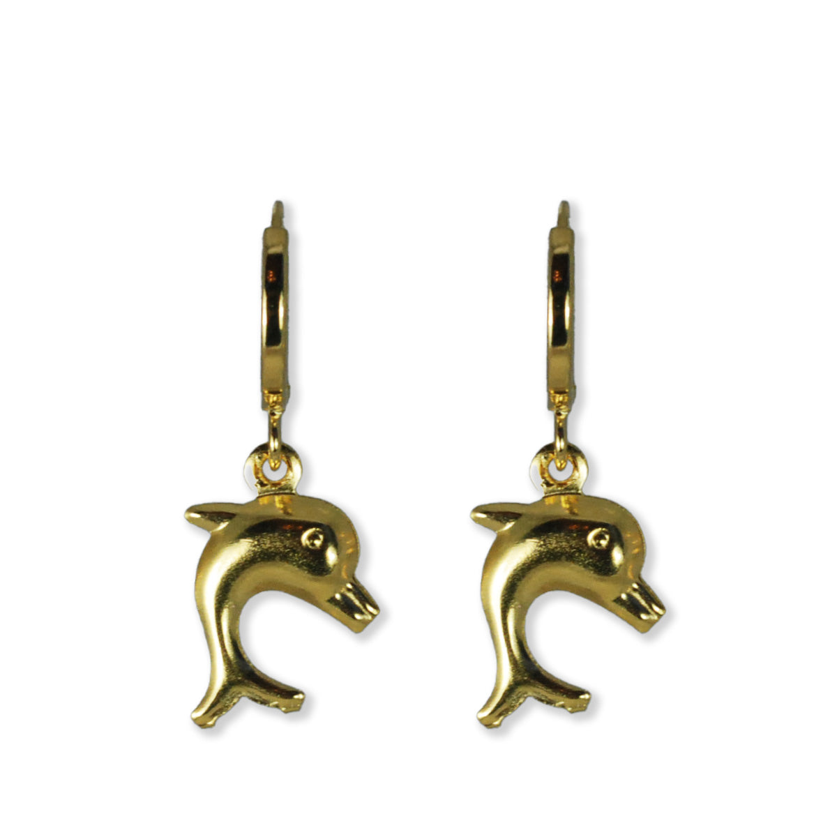 Ella Oorbellen, goldplated met charm