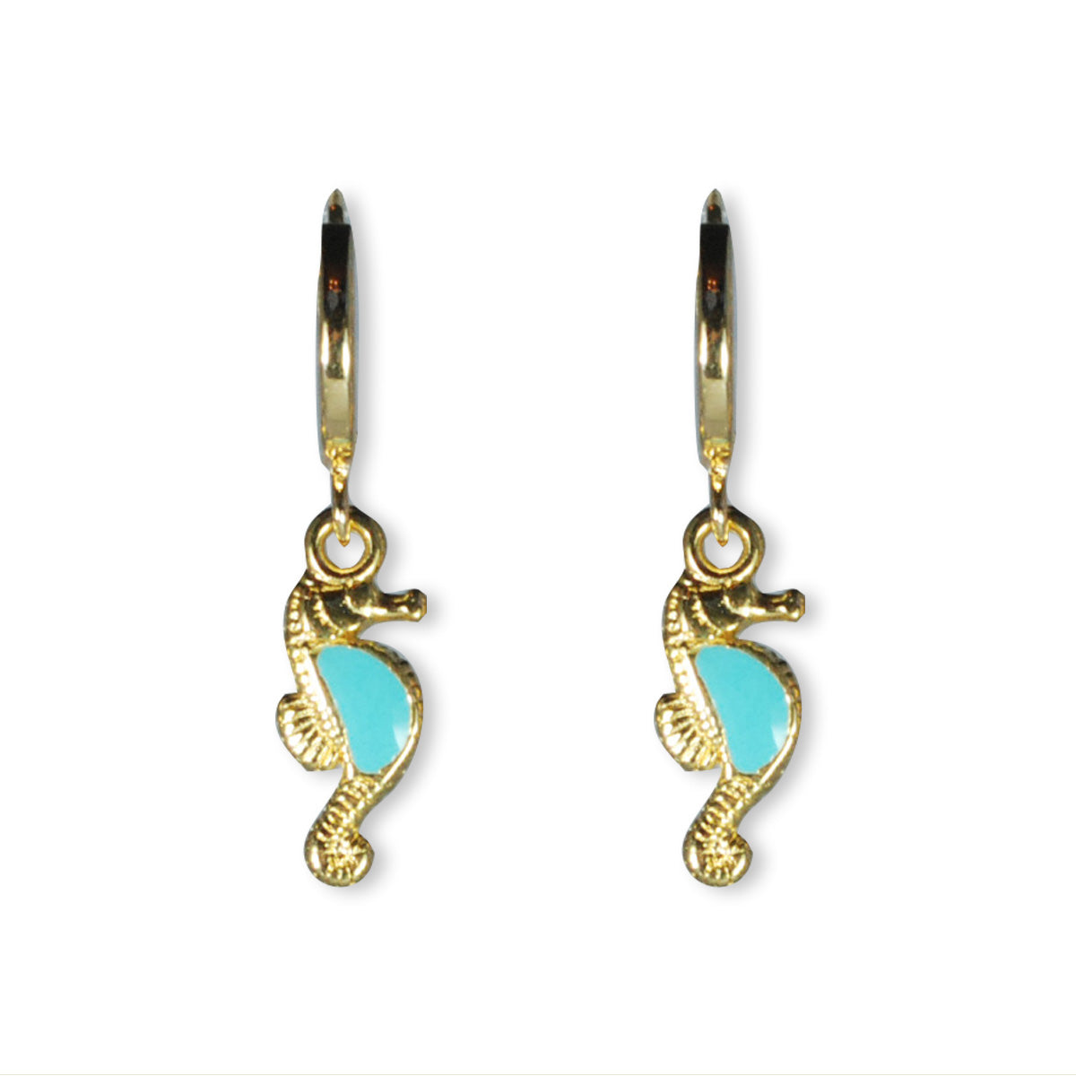 Ella Oorbellen, goldplated met charm