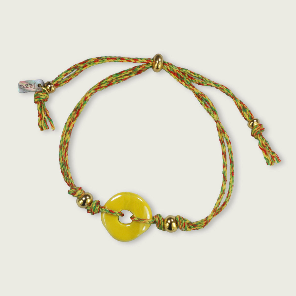 Handgemaakte armbandjes met Grieks keramiek element