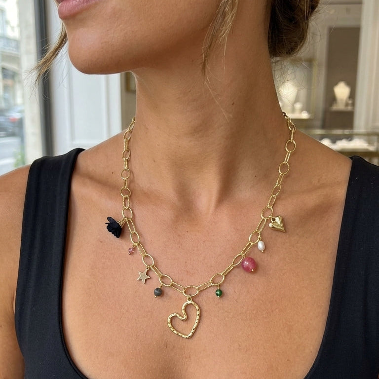 Speciale schakelketting met charms