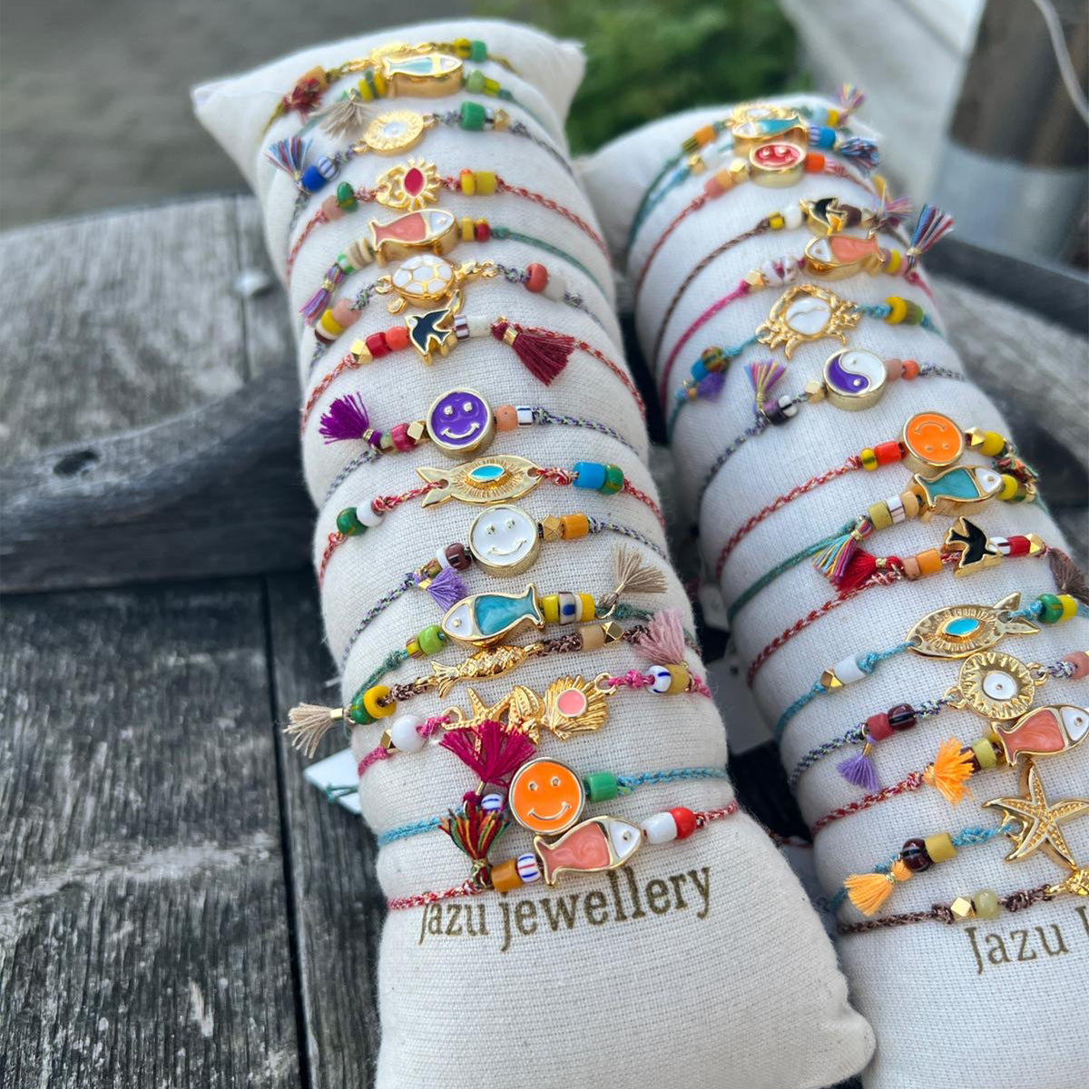 Simpel handgemaakt armbandje