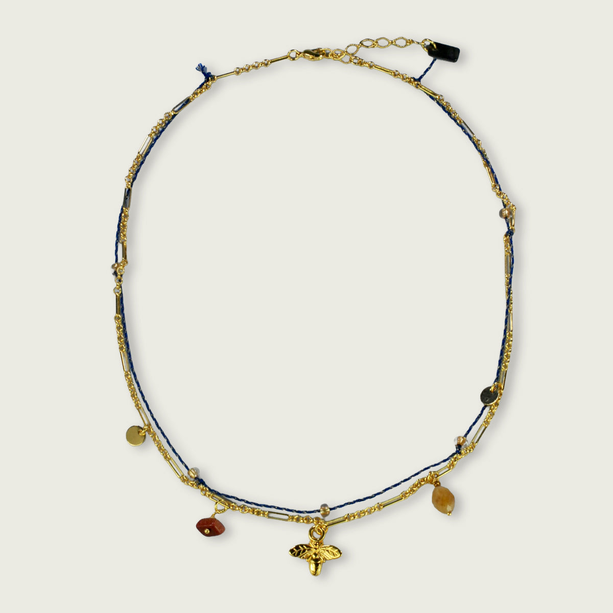 Melissa ketting met koord en charms