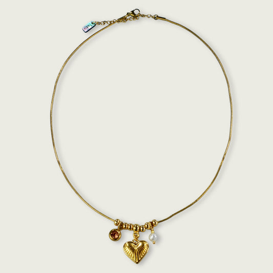 Moederdag geschenk collier hart