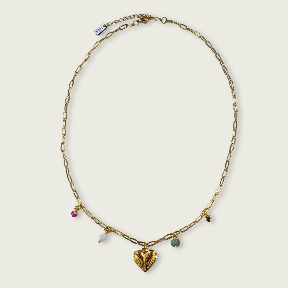 Collier charms en hart