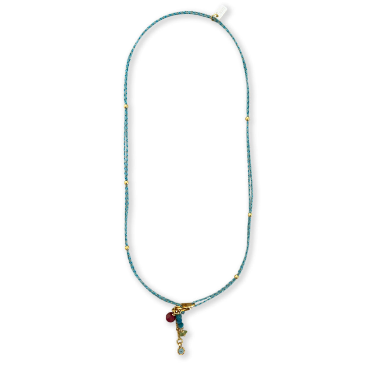 Nona dezente Halskette mit kleinen Charms