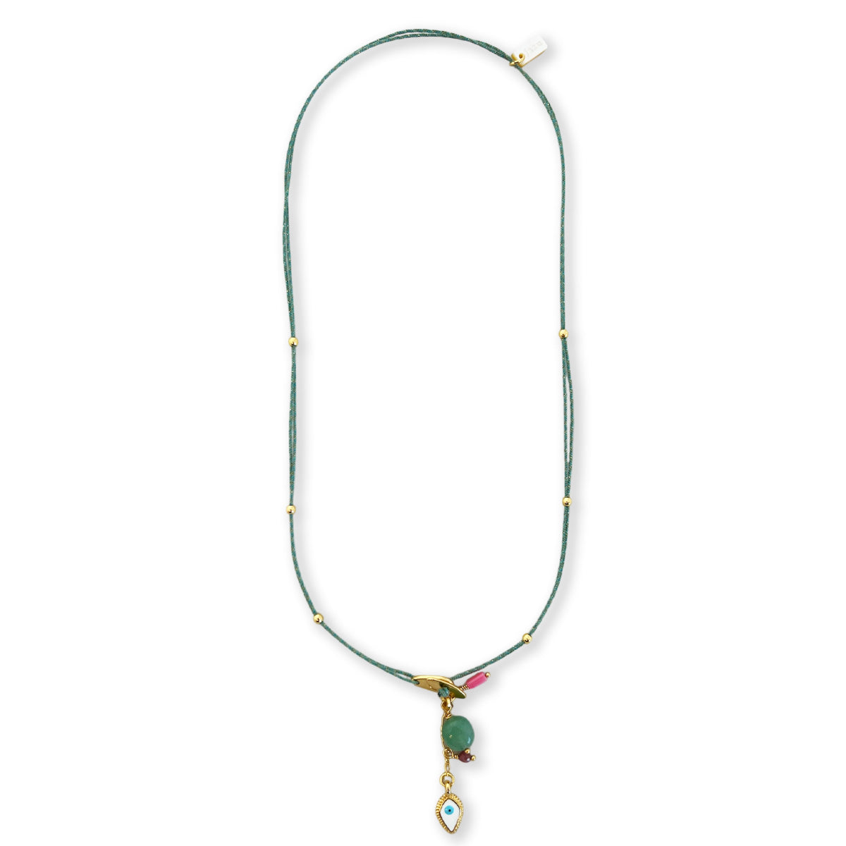 Nona dezente Halskette mit kleinen Charms