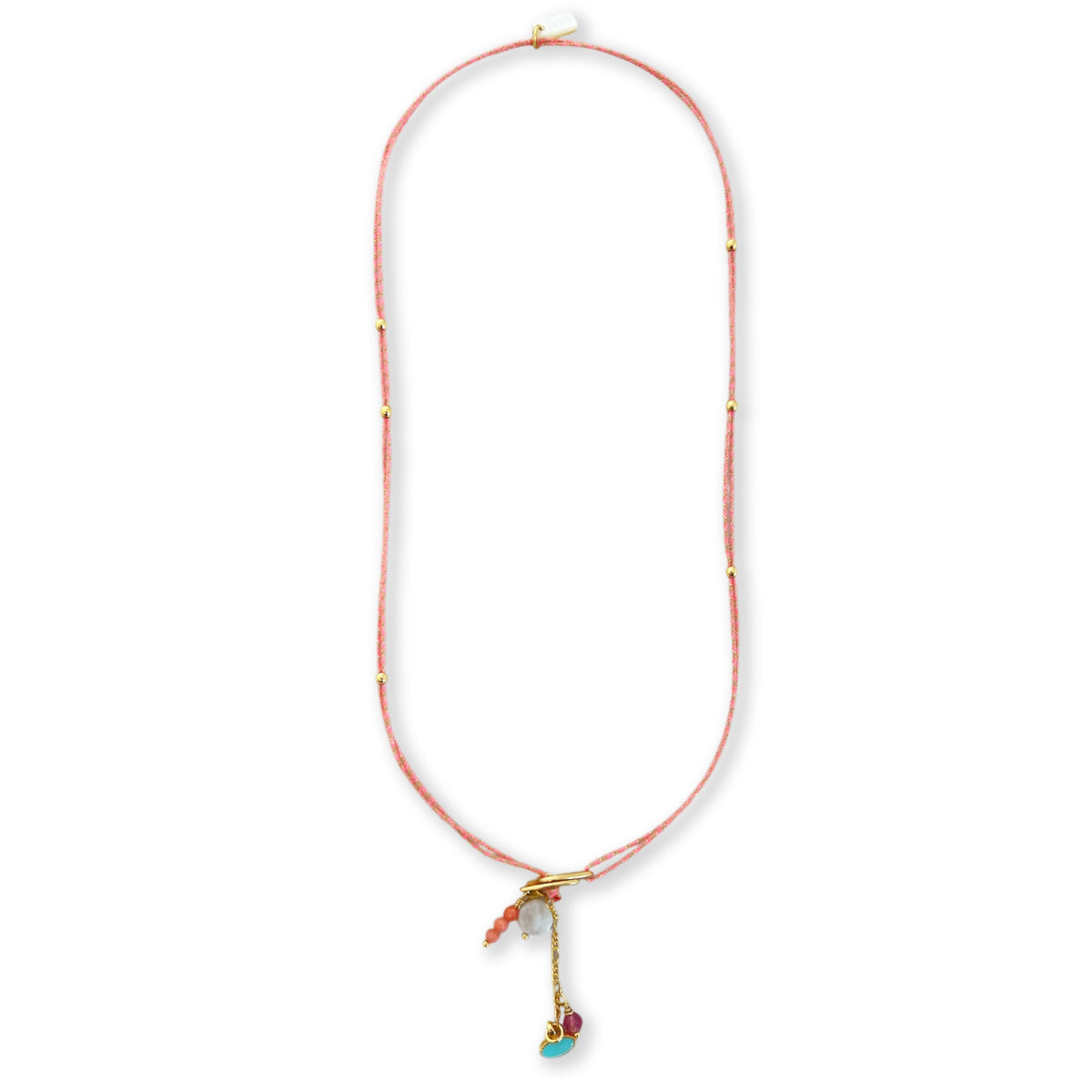 Nona dezente Halskette mit kleinen Charms