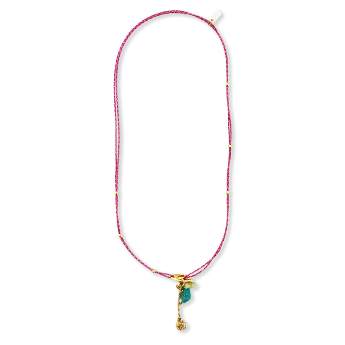 Nona dezente Halskette mit kleinen Charms