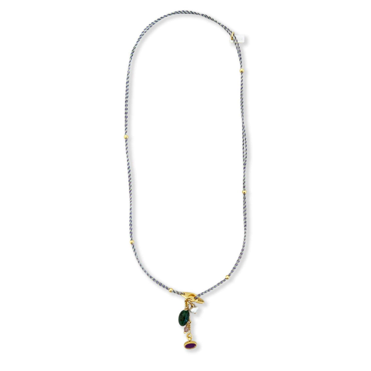 Nona dezente Halskette mit kleinen Charms