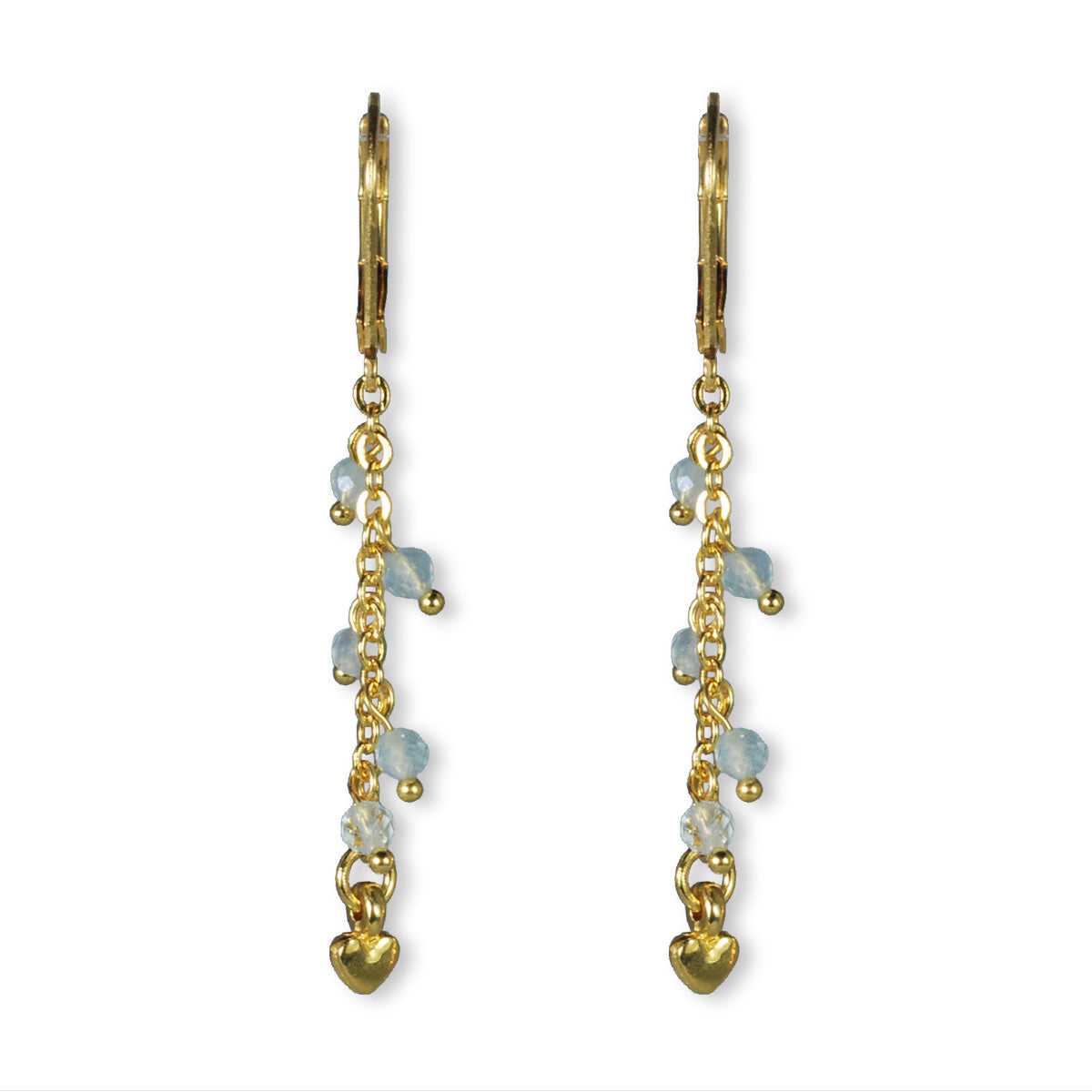 Nona Ohrringe mit Halbedelsteinen