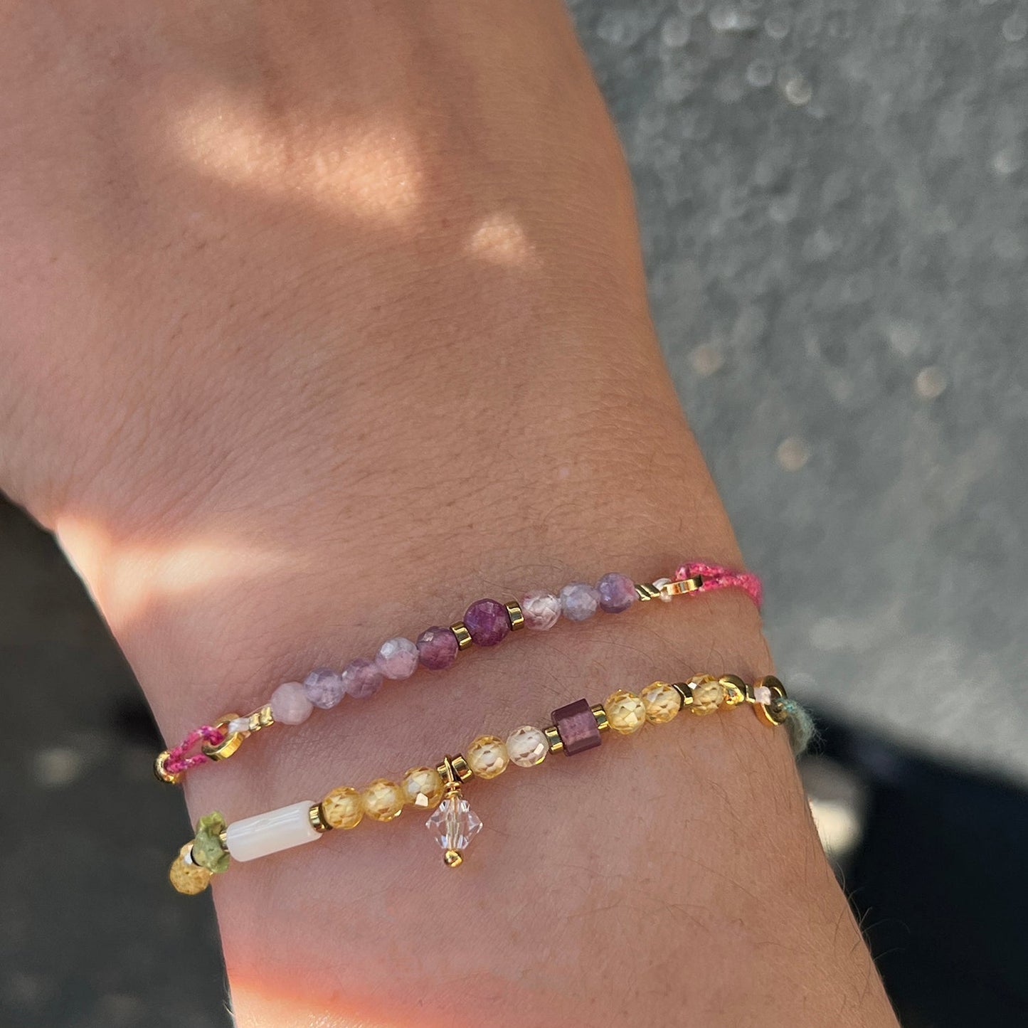 Nona Armband mit Halbedelsteinen