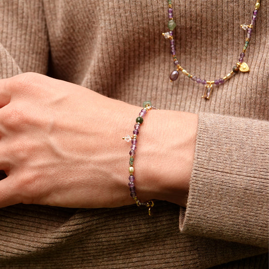 Nona, armbandje semi-precious stones
