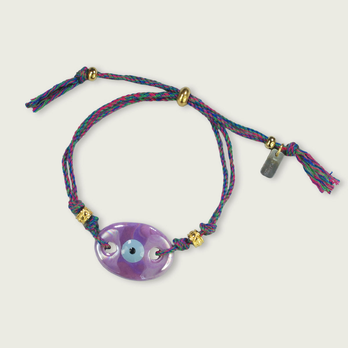 Handgemaakte armbandjes met Grieks keramiek element