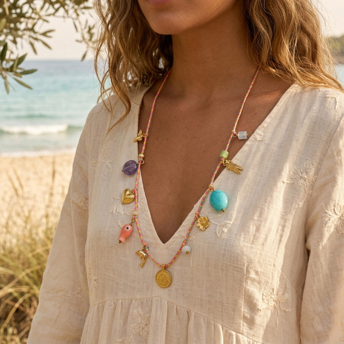 Charm ketting one of a kind