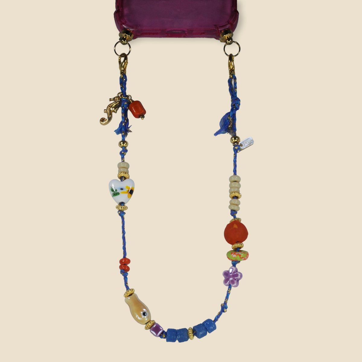 Phone cord, colorful and one of a kind