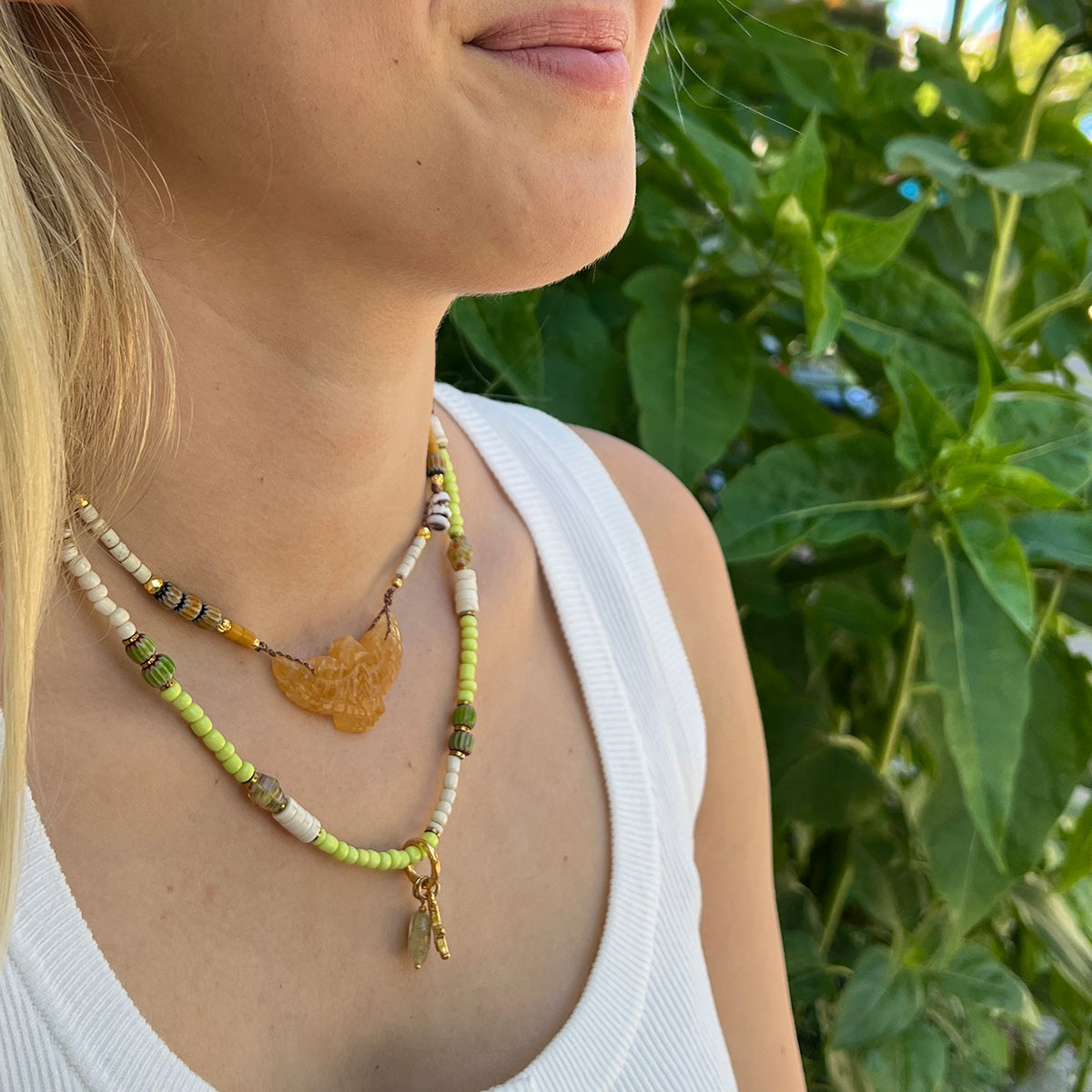 Heerlijke zomer ketting met hanger