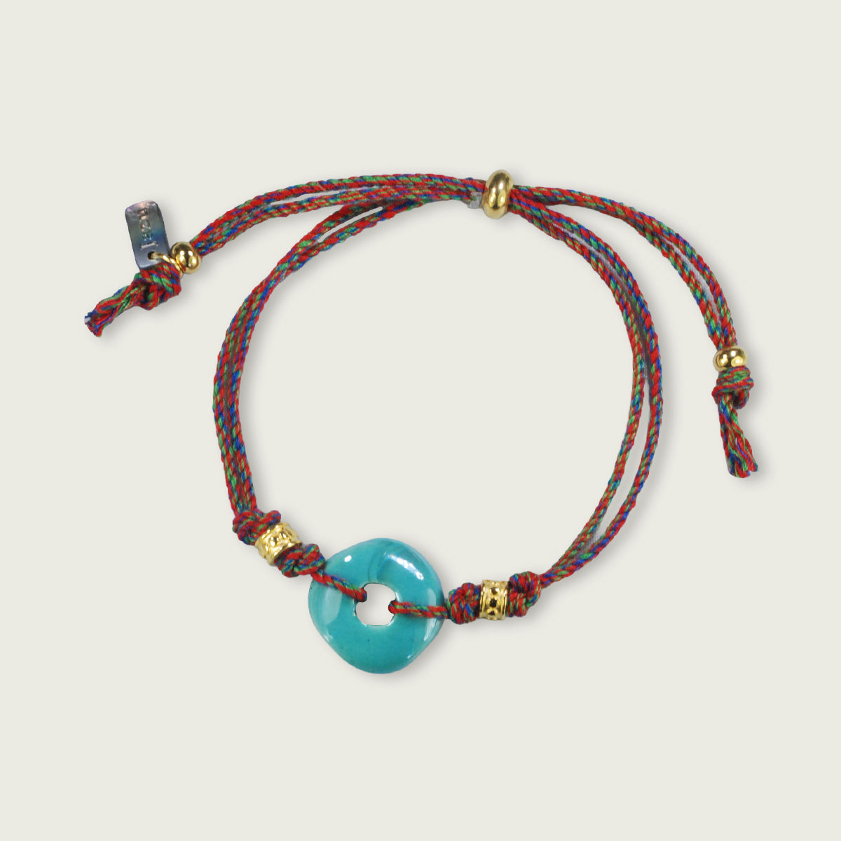 Handgemaakte armbandjes met Grieks keramiek element