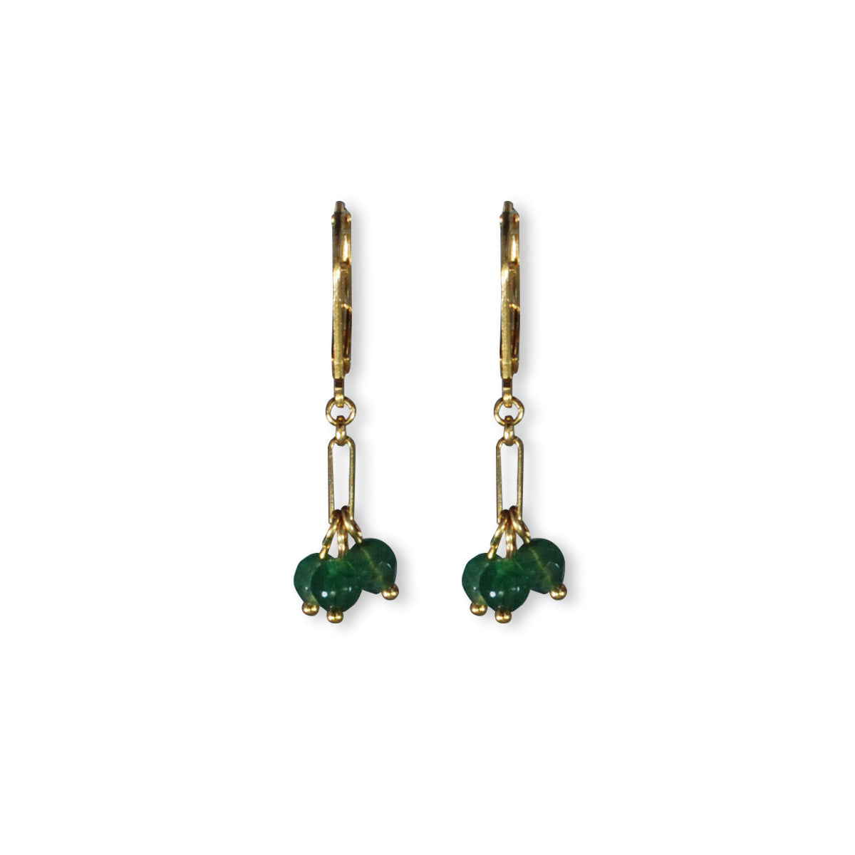 Vida oorbellen met semi-precious stones