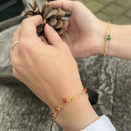 Vida armband met semi-precious stones