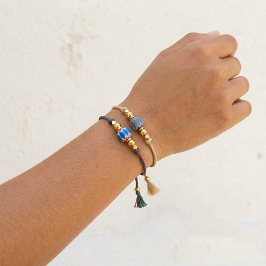 Armbandje met Afrikaans element