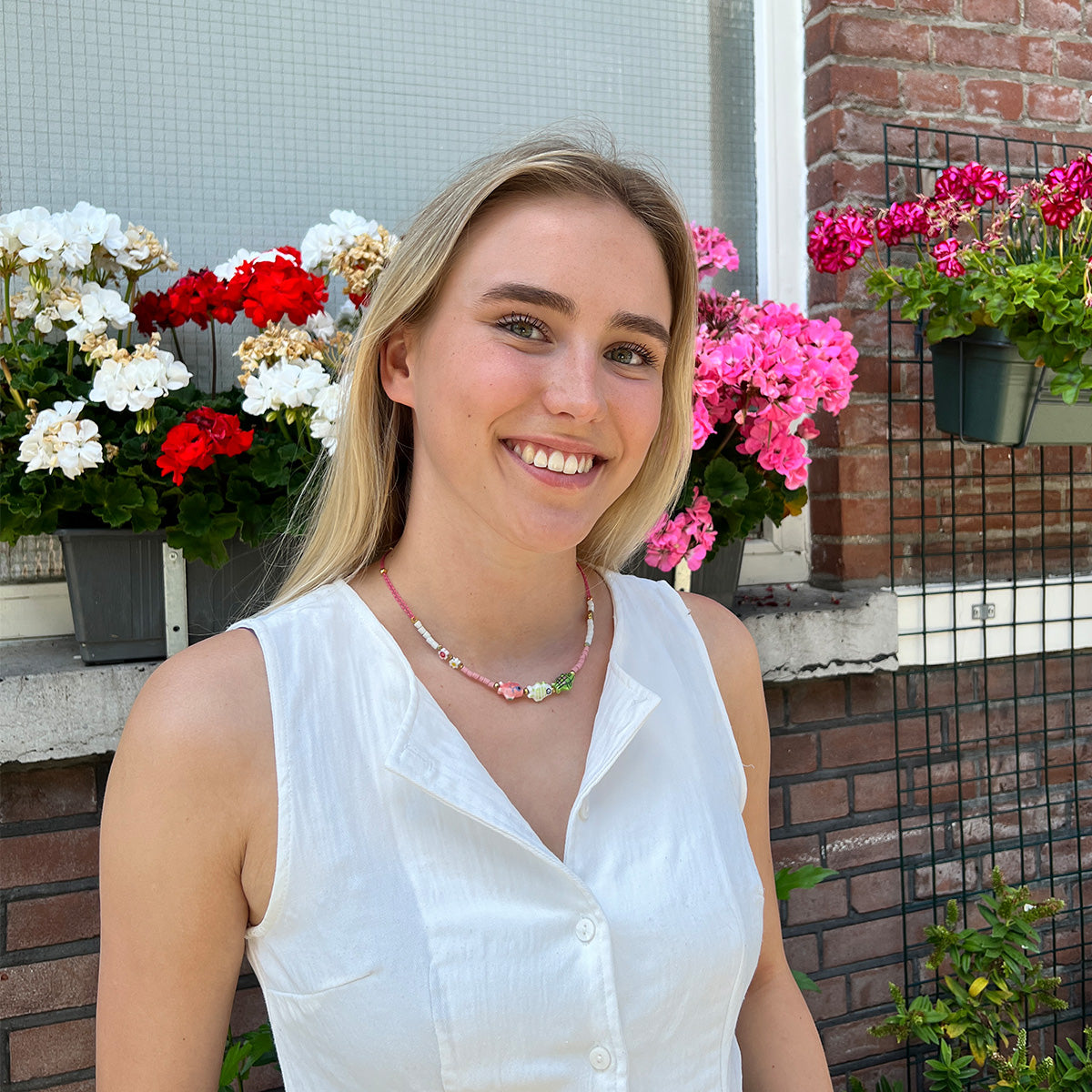 Verstelbare ketting met vissen